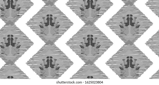 Ethnic wave pattern. Seamless  ehnic carpet African pattern.  Aztec style. Geometric abstract pattern