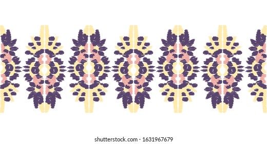 Ethnic wave pattern. Seamless  ehnic carpet African pattern.  Aztec style. Geometric mosaic 