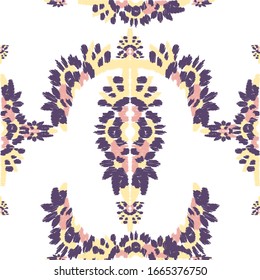 Ethnic wave pattern. Seamless  ehnic carpet African pattern.  Aztec style. Geometric mosaic 