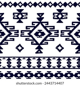 diseño étnico tejido patrón sin fisuras, kilem túrquico, diseño de alfombra, adorno tradicional, ilustración vectorial dibujada a mano,