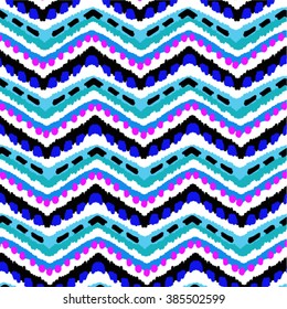ethnic zigzag pattern