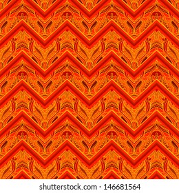 Ethnic zigzag pattern. Arabian style seamless vector background 