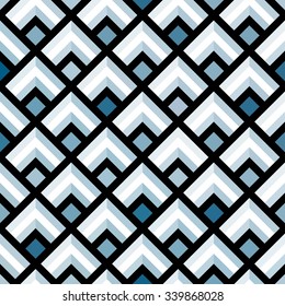 Ethnic ZigZag Pattern. Grid Pattern. Abstract colorful Background. Wavy background. Oriental background. Islamic background. Vector Regular Texture