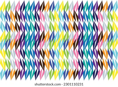 Patrón de zigzag étnico en colores retro, estilo azteca fondo vectorial sin costura
