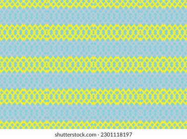 Ethnic zigzag pattern in retro colors, Aztec style seamless vector background
