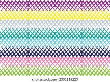 Patrón de zigzag étnico en colores retro, estilo azteca fondo vectorial sin costura
