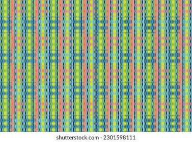 Patrón de zigzag étnico en colores retro, estilo azteca fondo vectorial sin costura