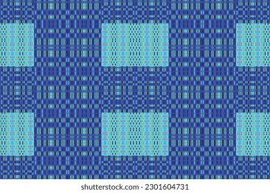 Ethnic zigzag pattern in retro colors, Aztec style seamless vector background