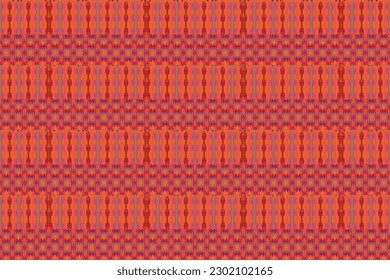 Ethnic zigzag pattern in retro colors, Aztec style seamless vector background