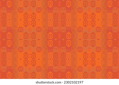 Ethnic zigzag pattern in retro colors, Aztec style seamless vector background
