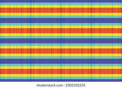 Ethnic zigzag pattern in retro colors, Aztec style seamless vector background