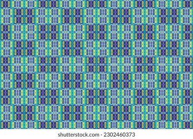 Ethnic zigzag pattern in retro colors, Aztec style seamless vector background
