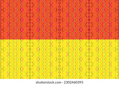 Ethnic zigzag pattern in retro colors, Aztec style seamless vector background
