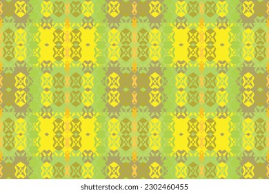 Ethnic zigzag pattern in retro colors, Aztec style seamless vector background
