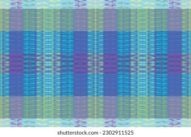 Ethnic zigzag pattern in retro colors, Aztec style seamless vector background
