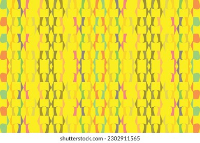 Ethnic zigzag pattern in retro colors, Aztec style seamless vector background
