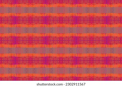 Ethnic zigzag pattern in retro colors, Aztec style seamless vector background
