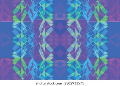 Patrón de zigzag étnico en colores retro, estilo azteca fondo vectorial sin costura

