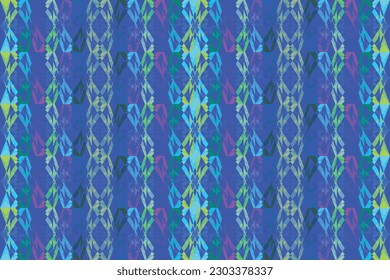 Patrón de zigzag étnico en colores retro, estilo azteca fondo vectorial sin costura          