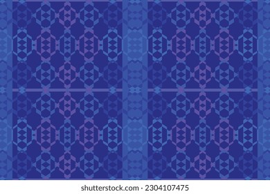 Ethnic zigzag pattern in retro colors, Aztec style seamless vector background