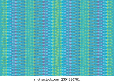 Ethnic zigzag pattern in retro colors, Aztec style seamless vector background
