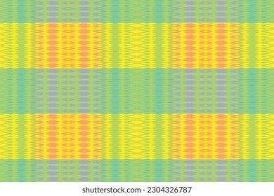 Ethnic zigzag pattern in retro colors, Aztec style seamless vector background
