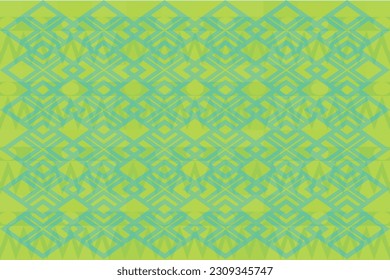 Ethnic zigzag pattern in retro colors, Aztec style seamless vector background