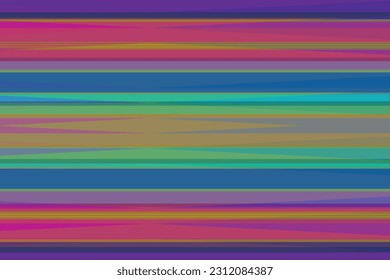 Ethnic zigzag pattern in retro colors, Aztec style seamless vector background