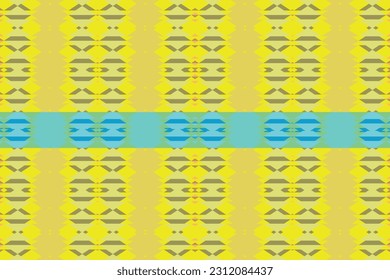 Ethnic zigzag pattern in retro colors, Aztec style seamless vector background