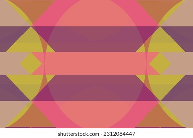 Ethnic zigzag pattern in retro colors, Aztec style seamless vector background