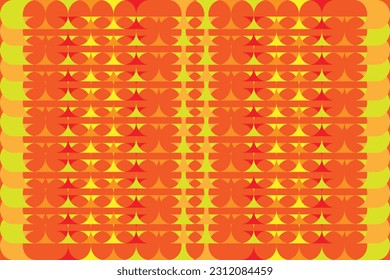 Ethnic zigzag pattern in retro colors, Aztec style seamless vector background