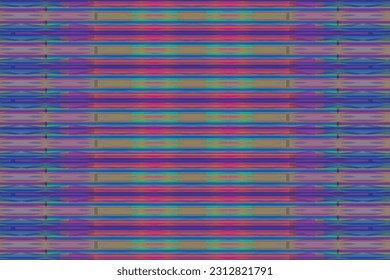 Ethnic zigzag pattern in retro colors, Aztec style seamless vector background