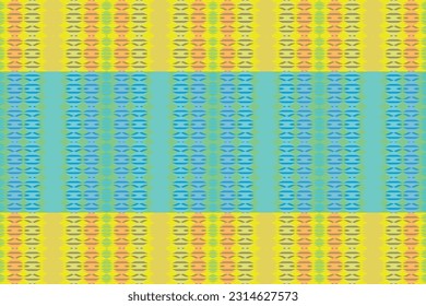 Ethnic zigzag pattern in retro colors, Aztec style seamless vector background