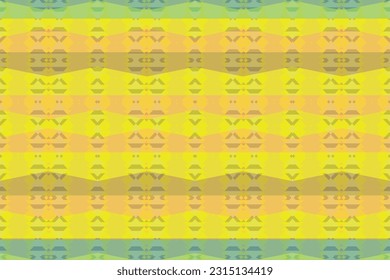 Ethnic zigzag pattern in retro colors, Aztec style seamless vector background