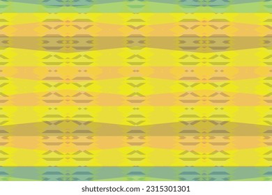 Ethnic zigzag pattern in retro colors, Aztec style seamless vector background