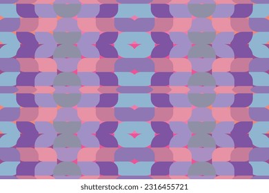 Patrón de zigzag étnico en colores retro, estilo azteca fondo vectorial sin costura