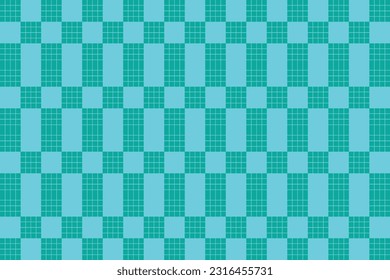 Ethnic zigzag pattern in retro colors, Aztec style seamless vector background