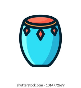 ethnicdrum filled outline icon