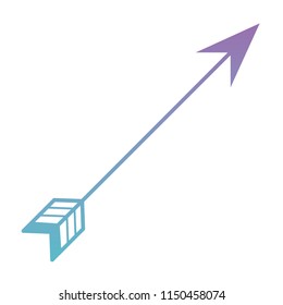 ethnicity arrow isolated icon