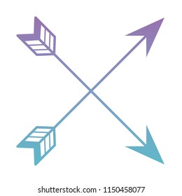 ethnicity arrows crossed icon