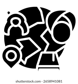 Ethnicity Icon Element For Design