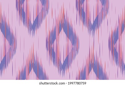 ethnicity ikat seamless pattern geometric ethnic oriental traditional embroidery style.Design for background,carpet,mat,wallpaper,clothing,wrapping,Batik,fabric,Vector illustration.