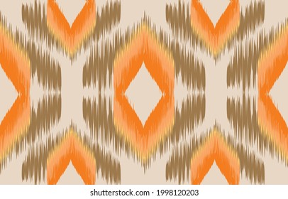 ethnicity ikat seamless pattern geometric ethnic oriental traditional embroidery style.Design for background,carpet,mat,wallpaper,clothing,wrapping,Batik,fabric,Vector illustration.