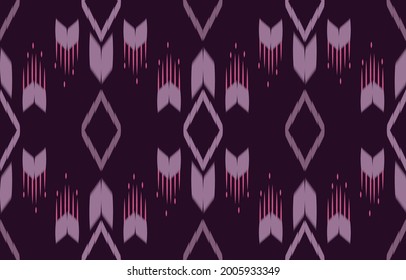 ethnicity ikat seamless pattern geometric ethnic oriental traditional embroidery style.Design for background,carpet,mat,wallpaper,clothing,wrapping,Batik,fabric,Vector illustration.