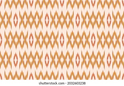 ethnicity ikat seamless pattern geometric ethnic oriental traditional embroidery style.Design for background,carpet,mat,wallpaper,clothing,wrapping,Batik,fabric,Vector illustration.