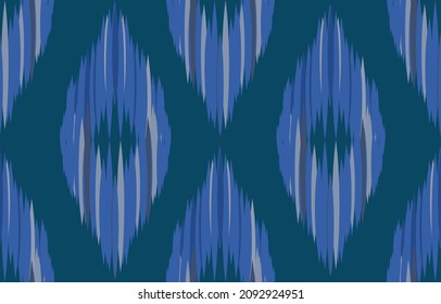 etnicidad ikat patrón sin fisuras estilo geométrico étnico oriental tradicional bordado. Diseño para fondo, alfombra, alfombra, papel pintado, ropa, envoltura, batik, tela, ilustración vectorial.
