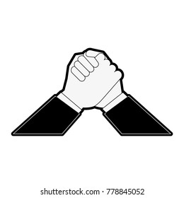 Ethnics hands symbol