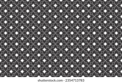 Patrón vectorial sin fisuras de estilo étnico. Motivo tribal en un fondo geométrico. Ornamentos de impresión para papel, papel pintado, cubiertas, textiles, tejidos, prendas de vestir y otros materiales
