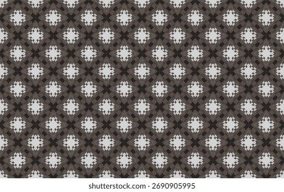 Padrão de vetor sem emenda de estilo étnico. Motivo tribal sobre um fundo geométrico. Impressão de ornamentos para papel, papel de parede, capas, têxteis, tecido, vestuário e outros materiais