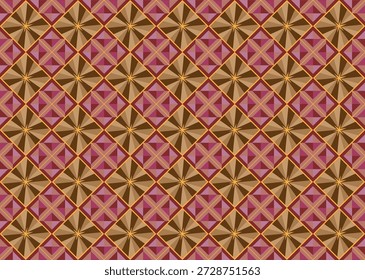 Patrón de Vector sin costuras de estilo étnico. Motivo tribal sobre fondo geométrico. Adornos de impresión para papel, Fondo de pantalla, cubiertas, textiles, tela, ropa y otros materiales